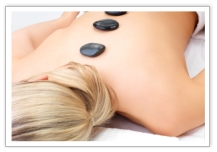 Hot stone massage photo